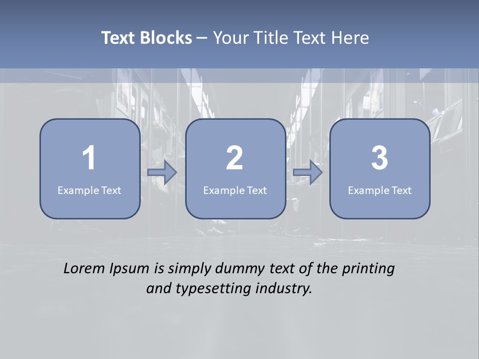 Vehicle Seat Vehicle Interior Metro PowerPoint Template