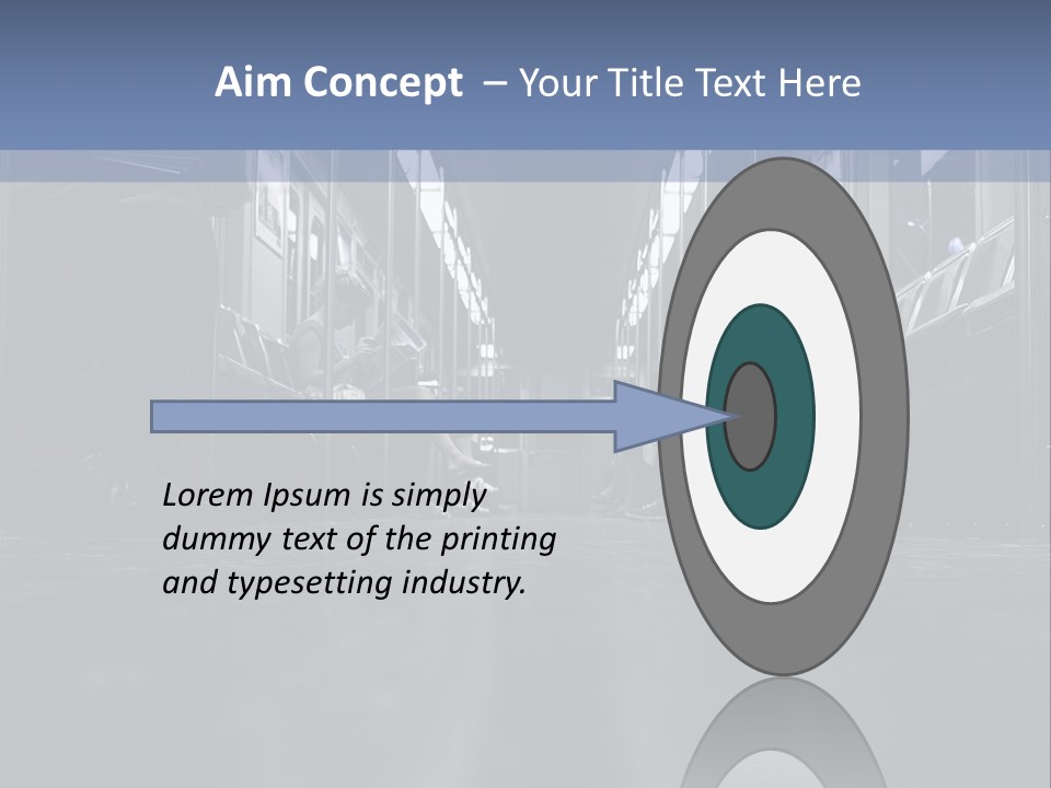 Vehicle Seat Vehicle Interior Metro PowerPoint Template