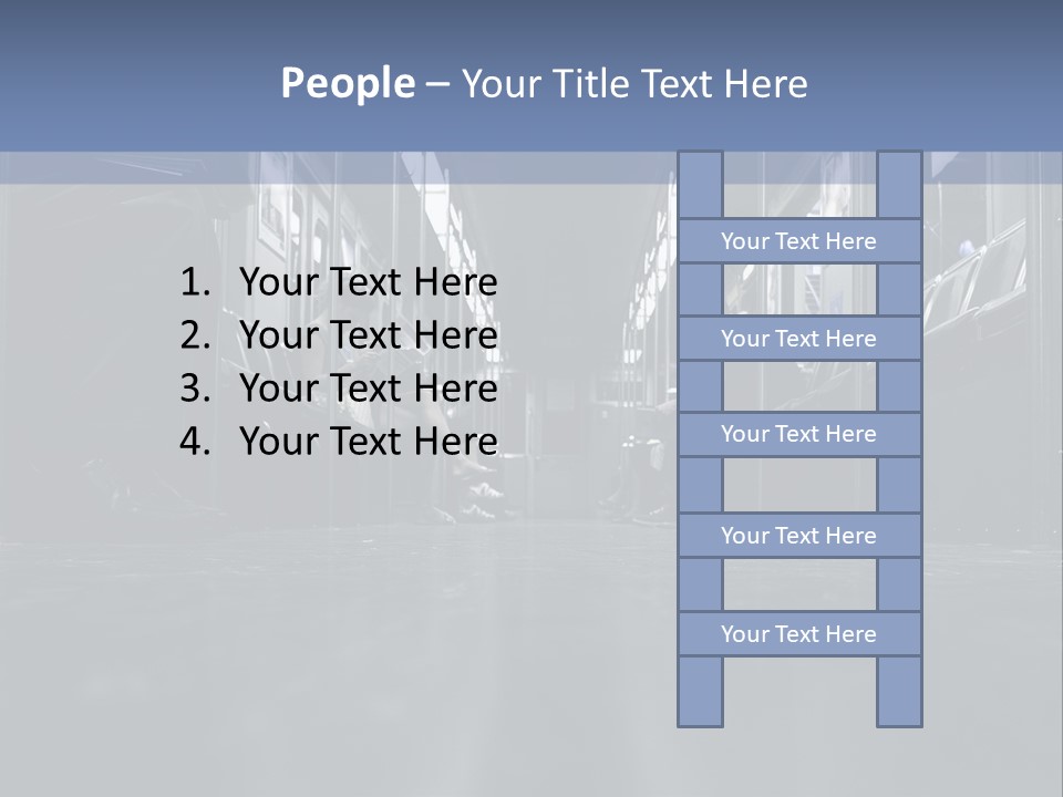 Vehicle Seat Vehicle Interior Metro PowerPoint Template