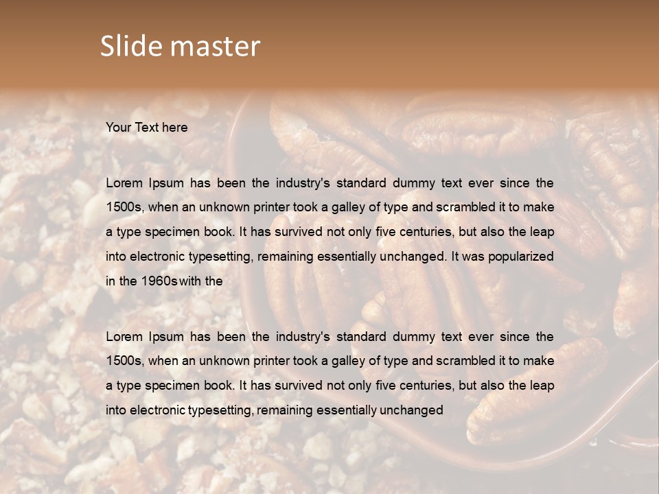 Diet Ingredients Healthy PowerPoint Template