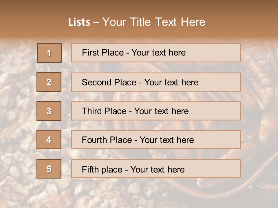 Diet Ingredients Healthy PowerPoint Template