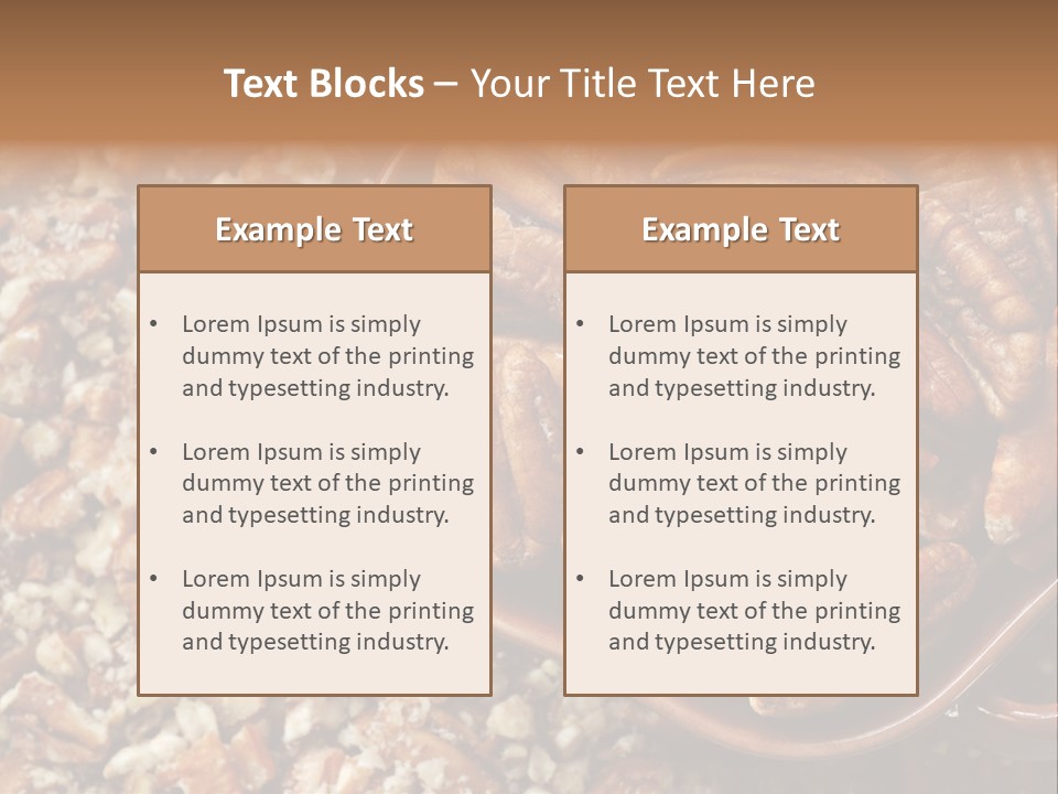 Diet Ingredients Healthy PowerPoint Template