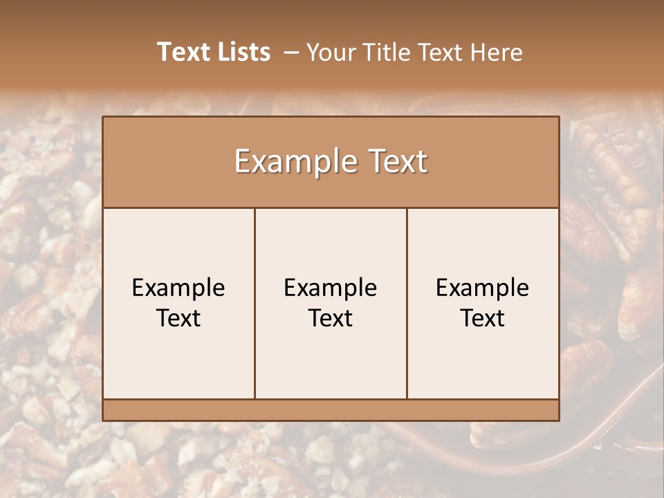 Diet Ingredients Healthy PowerPoint Template