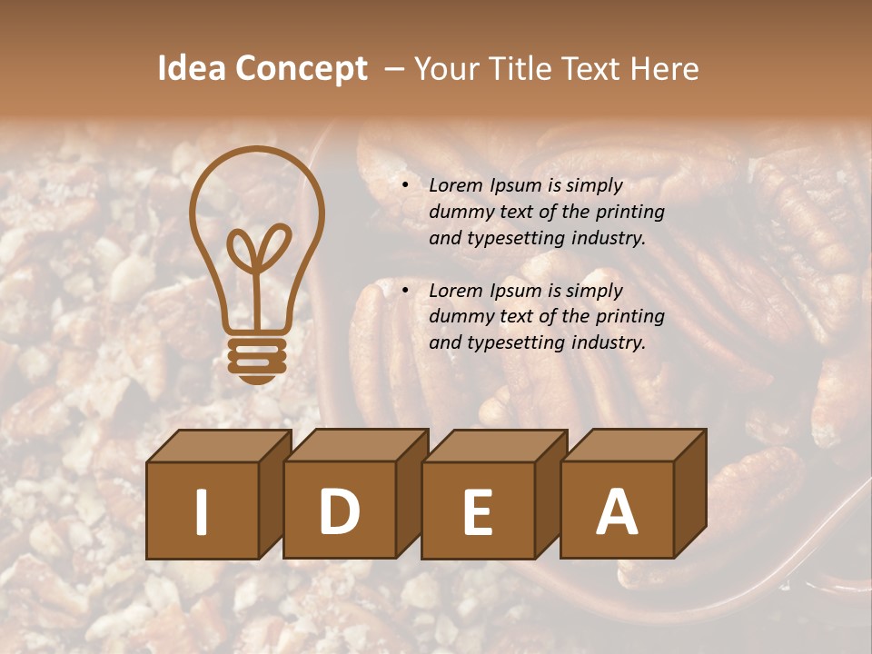 Diet Ingredients Healthy PowerPoint Template