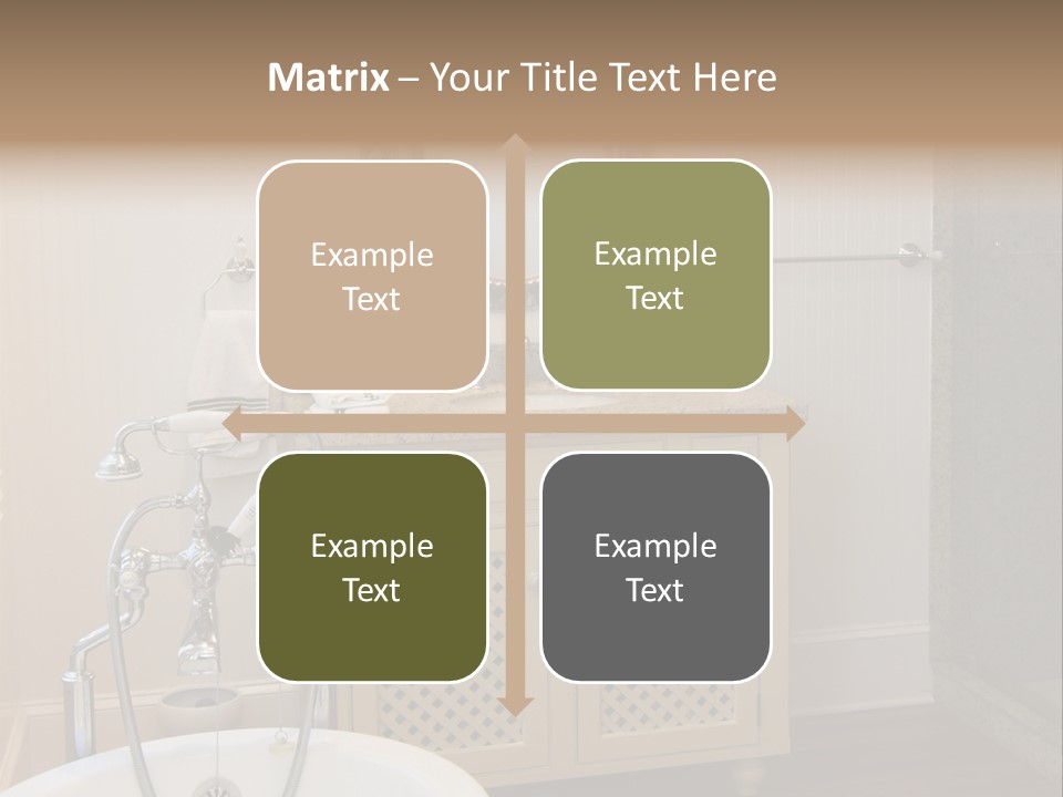 Pine Room White PowerPoint Template