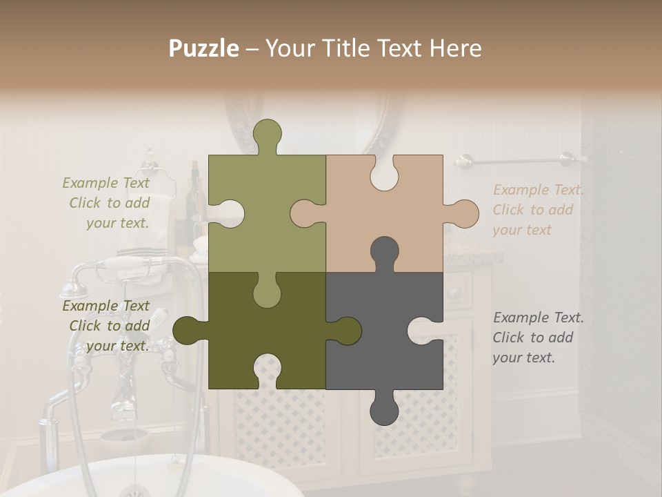 Pine Room White PowerPoint Template