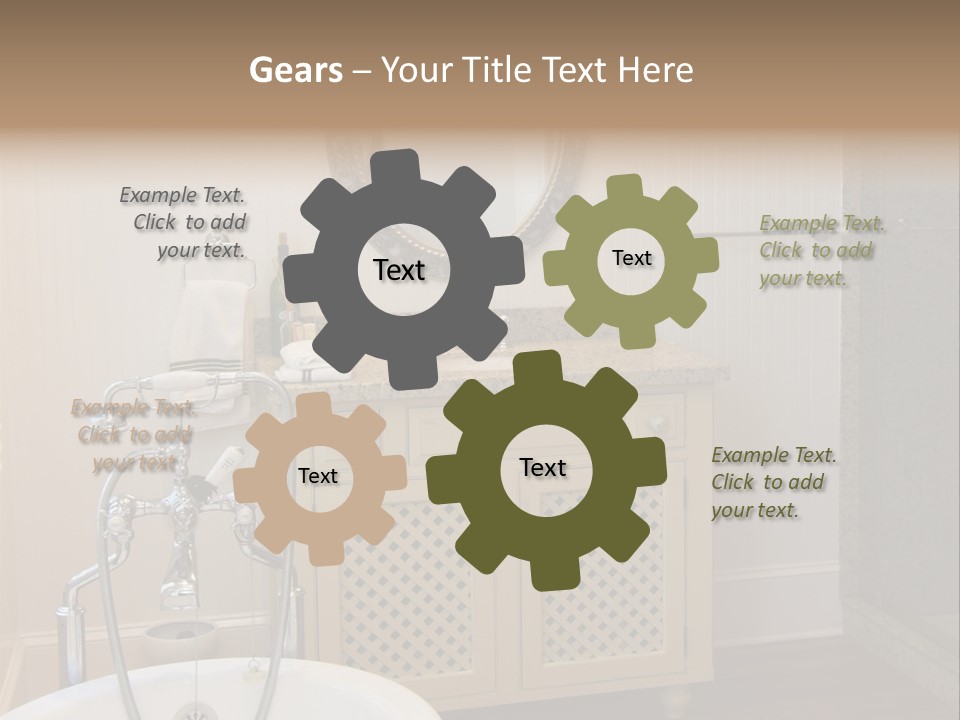 Pine Room White PowerPoint Template