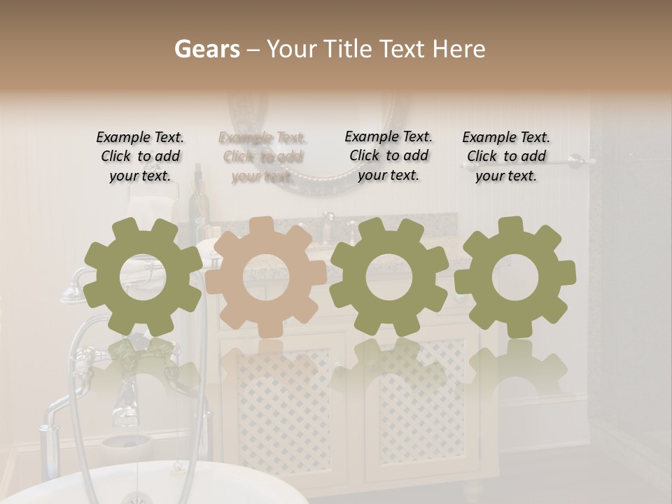 Pine Room White PowerPoint Template