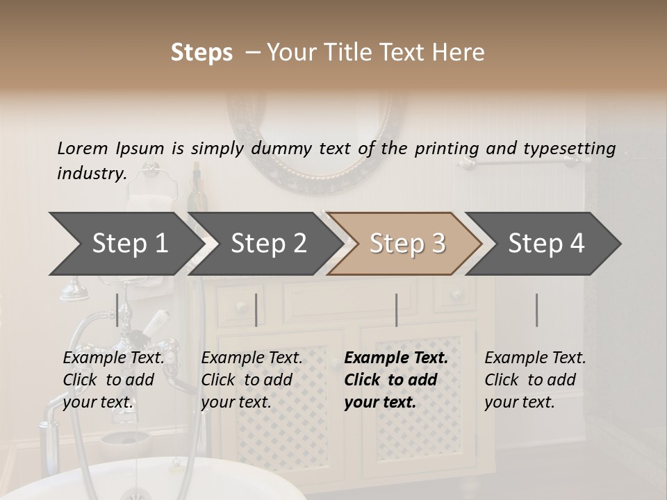 Pine Room White PowerPoint Template