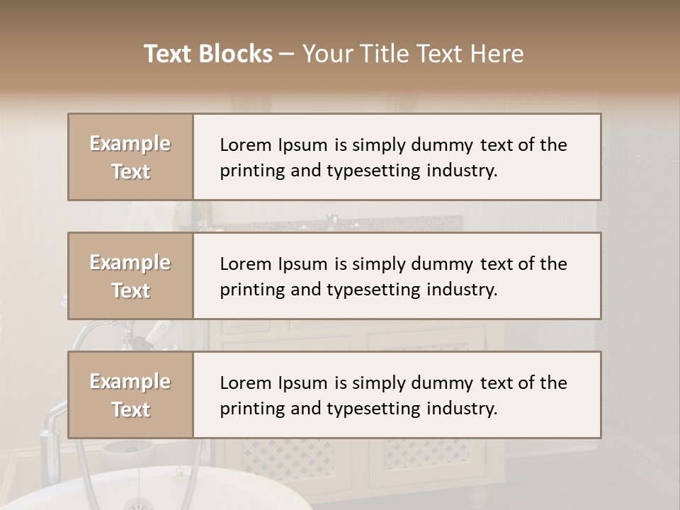 Pine Room White PowerPoint Template