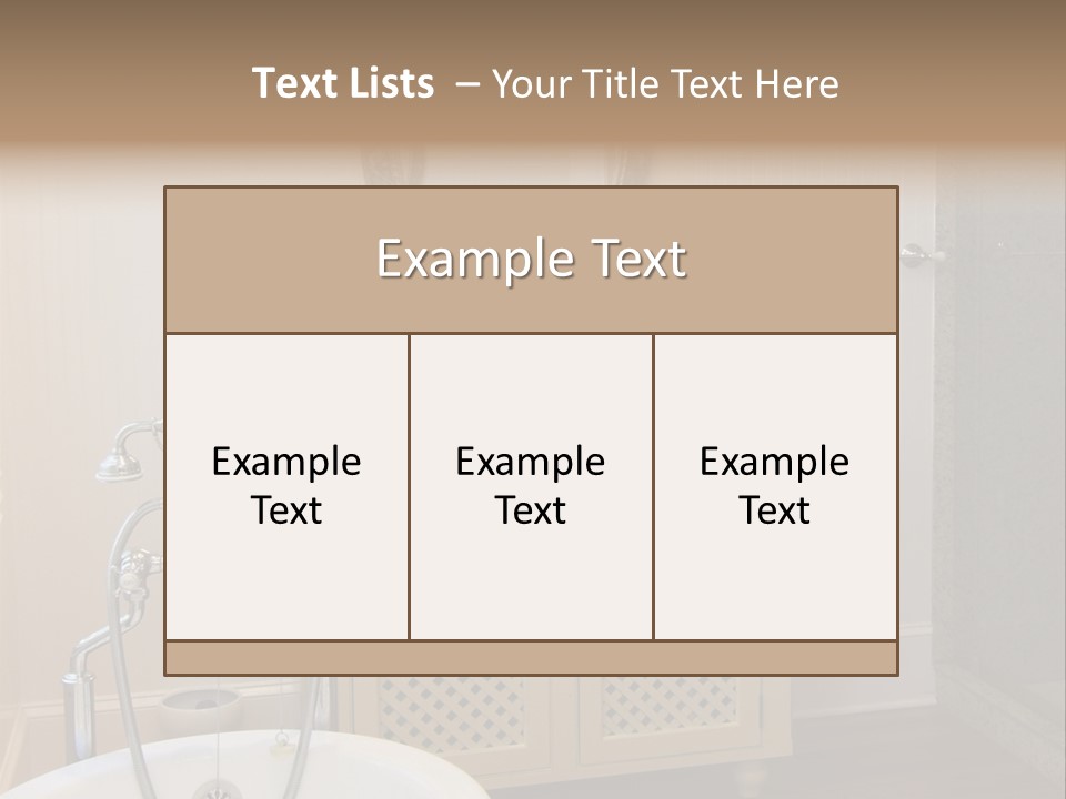 Pine Room White PowerPoint Template
