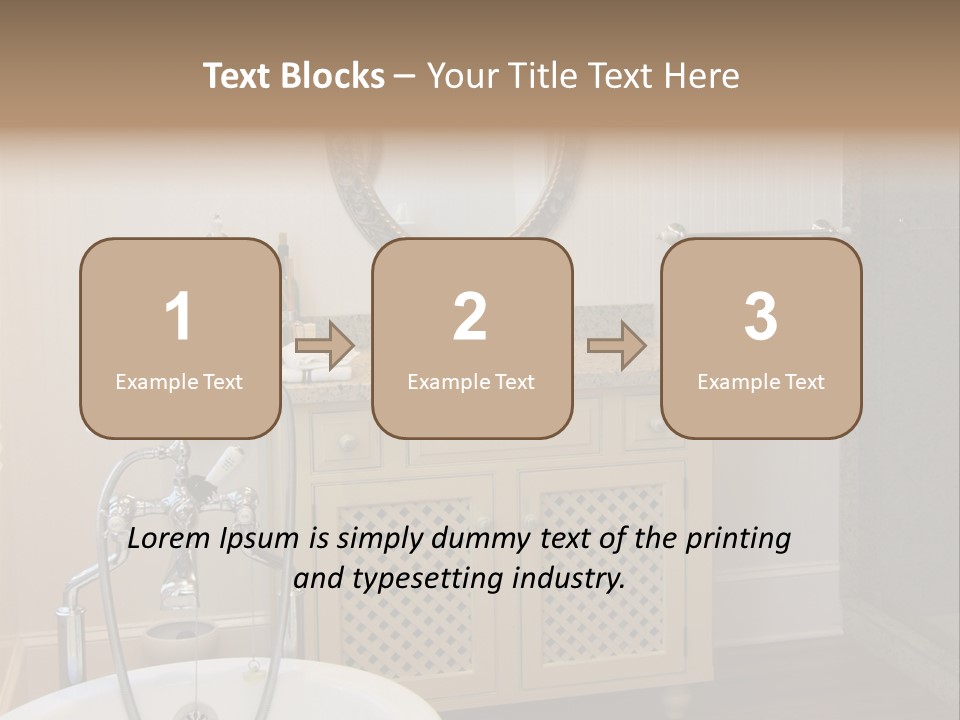 Pine Room White PowerPoint Template