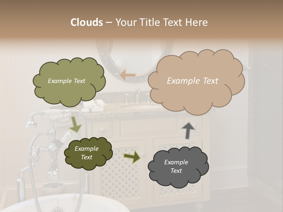 Pine Room White PowerPoint Template