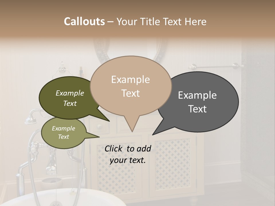 Pine Room White PowerPoint Template