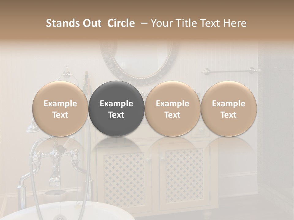 Pine Room White PowerPoint Template