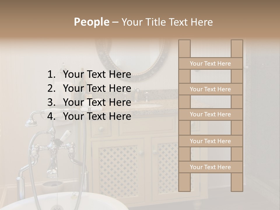 Pine Room White PowerPoint Template