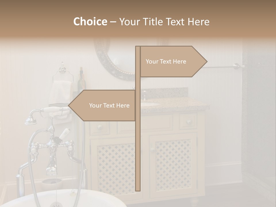 Pine Room White PowerPoint Template
