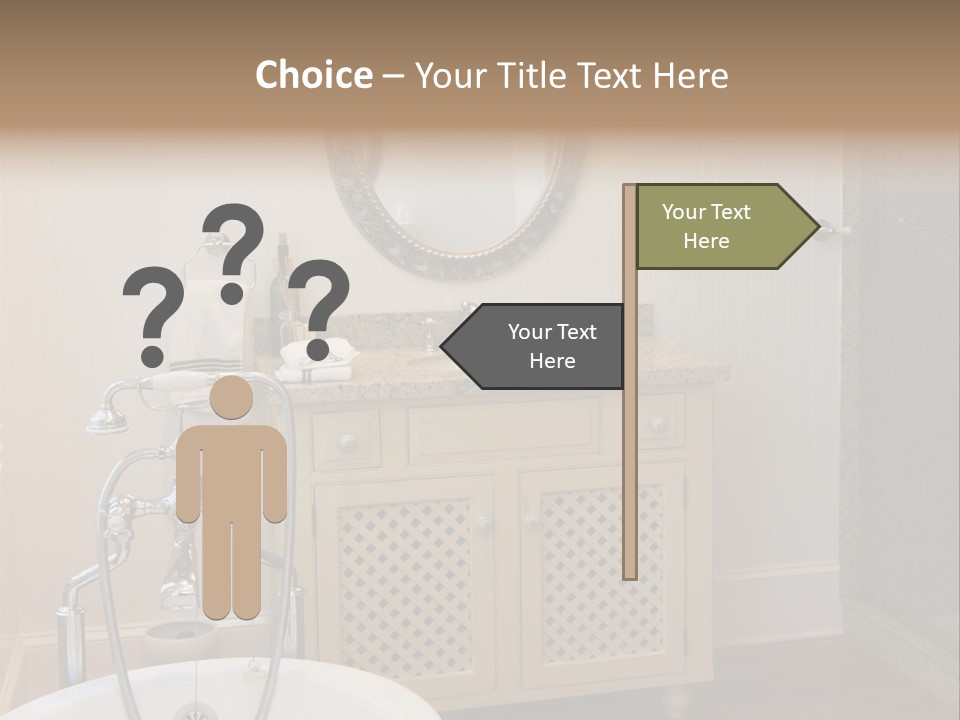 Pine Room White PowerPoint Template