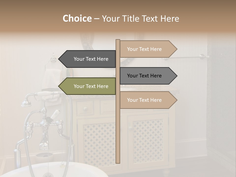 Pine Room White PowerPoint Template