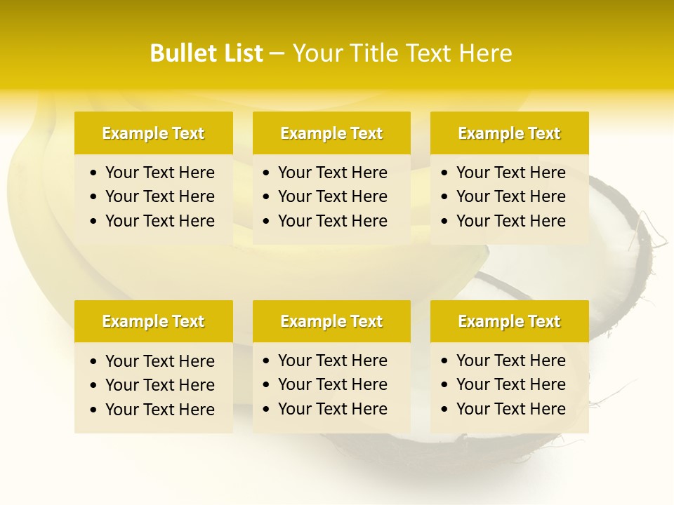 Fruit Tropical Nature PowerPoint Template