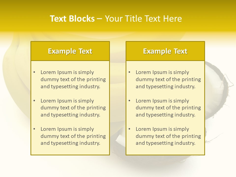 Fruit Tropical Nature PowerPoint Template