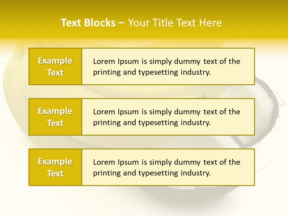 Fruit Tropical Nature PowerPoint Template