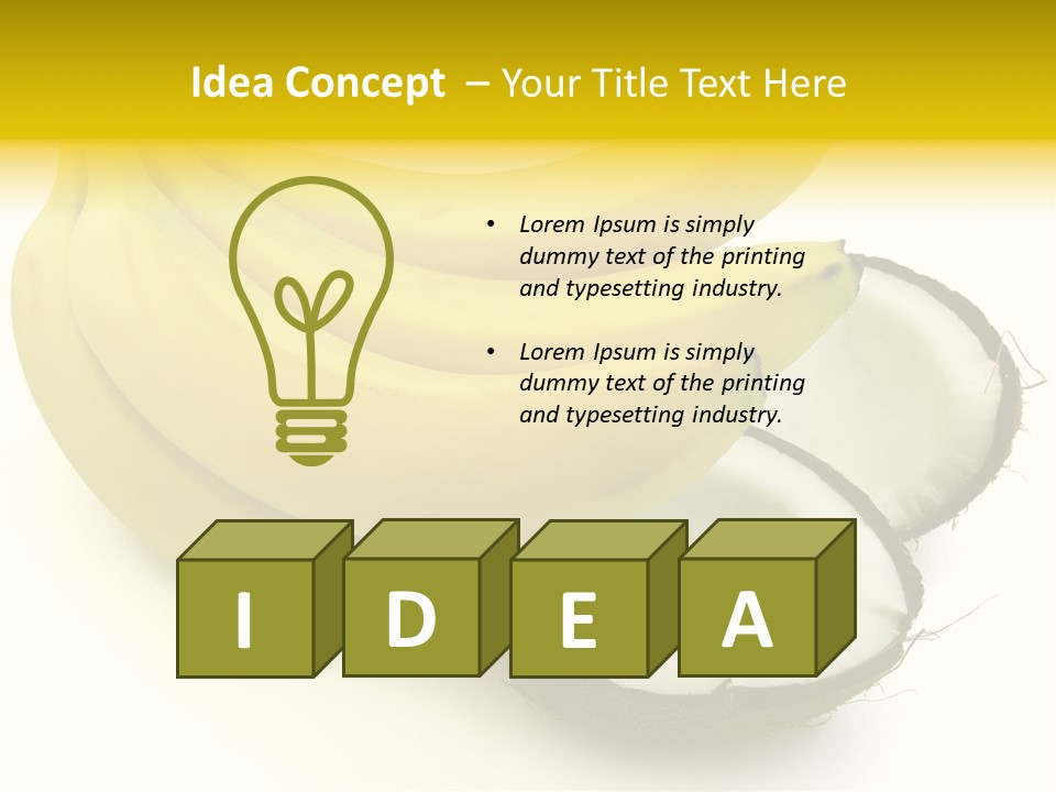 Fruit Tropical Nature PowerPoint Template