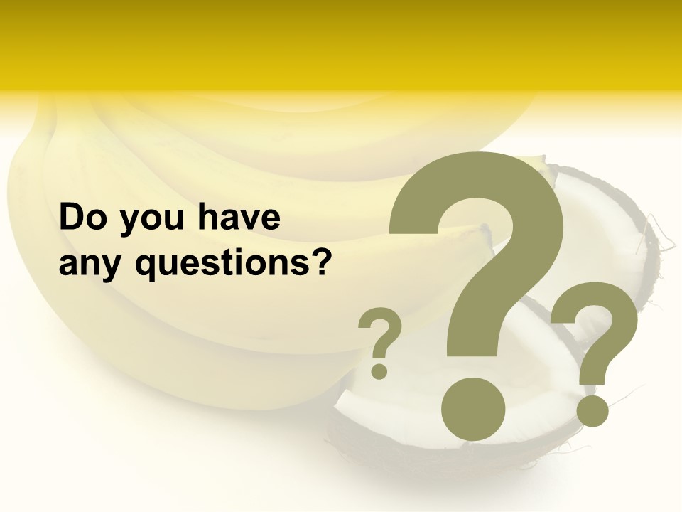 Fruit Tropical Nature PowerPoint Template