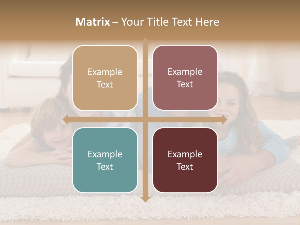 Portrait Lying House PowerPoint Template