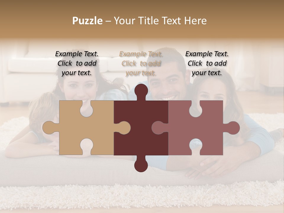 Portrait Lying House PowerPoint Template