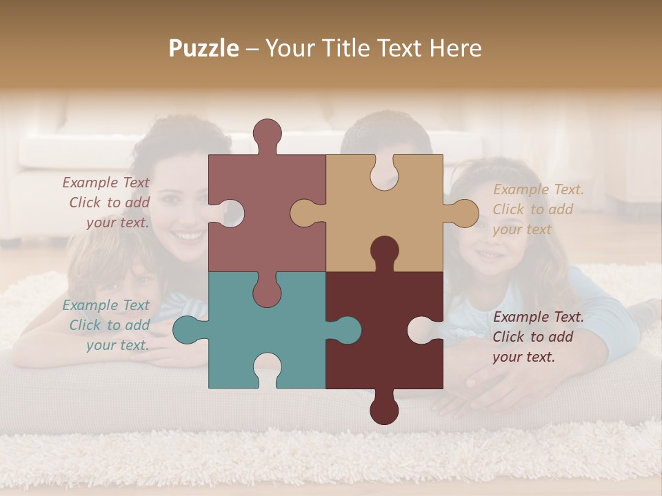 Portrait Lying House PowerPoint Template