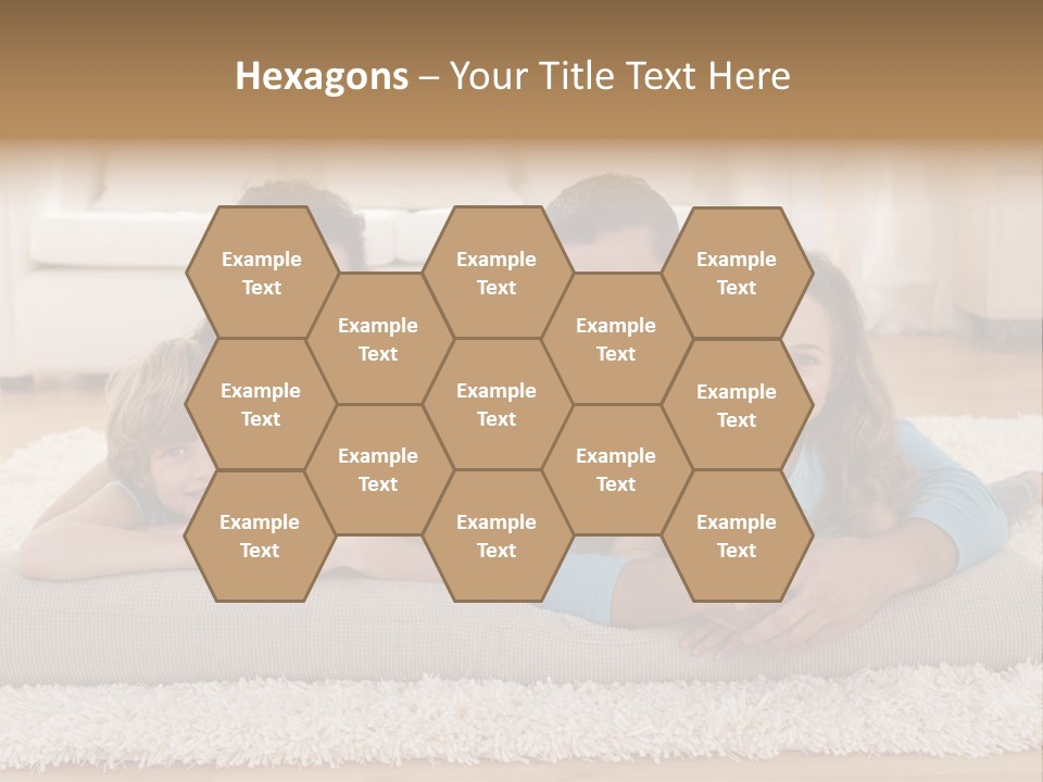 Portrait Lying House PowerPoint Template