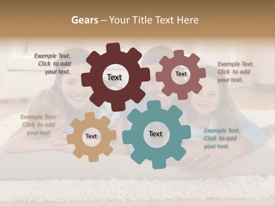 Portrait Lying House PowerPoint Template