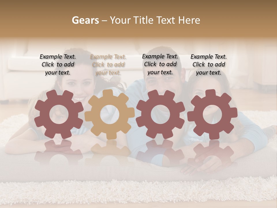 Portrait Lying House PowerPoint Template