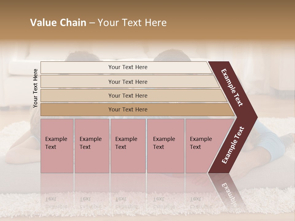 Portrait Lying House PowerPoint Template
