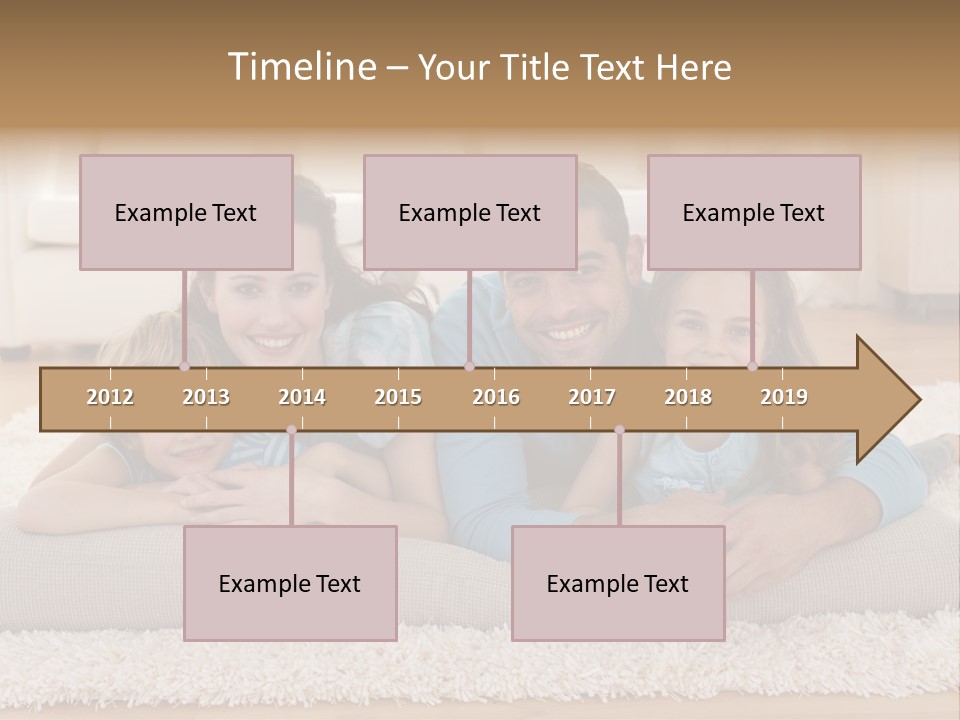 Portrait Lying House PowerPoint Template