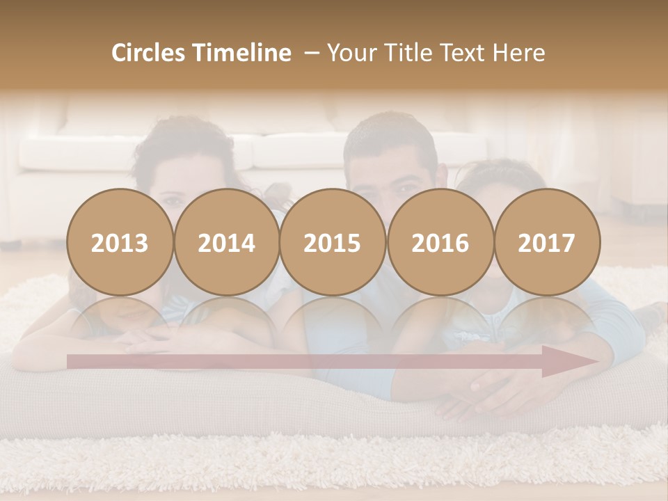 Portrait Lying House PowerPoint Template