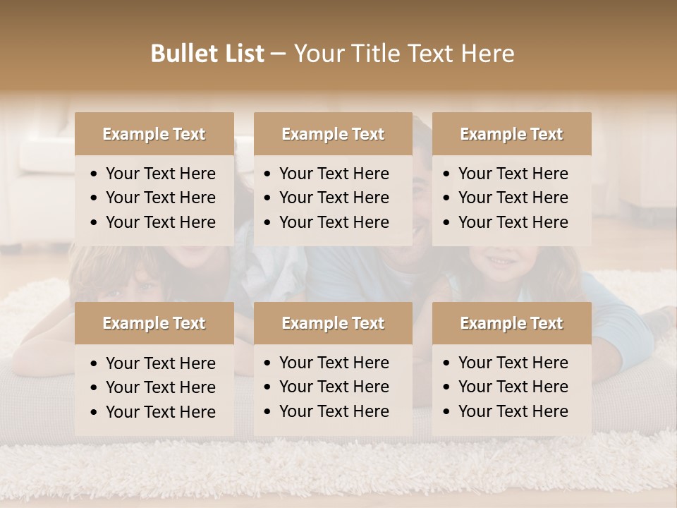 Portrait Lying House PowerPoint Template