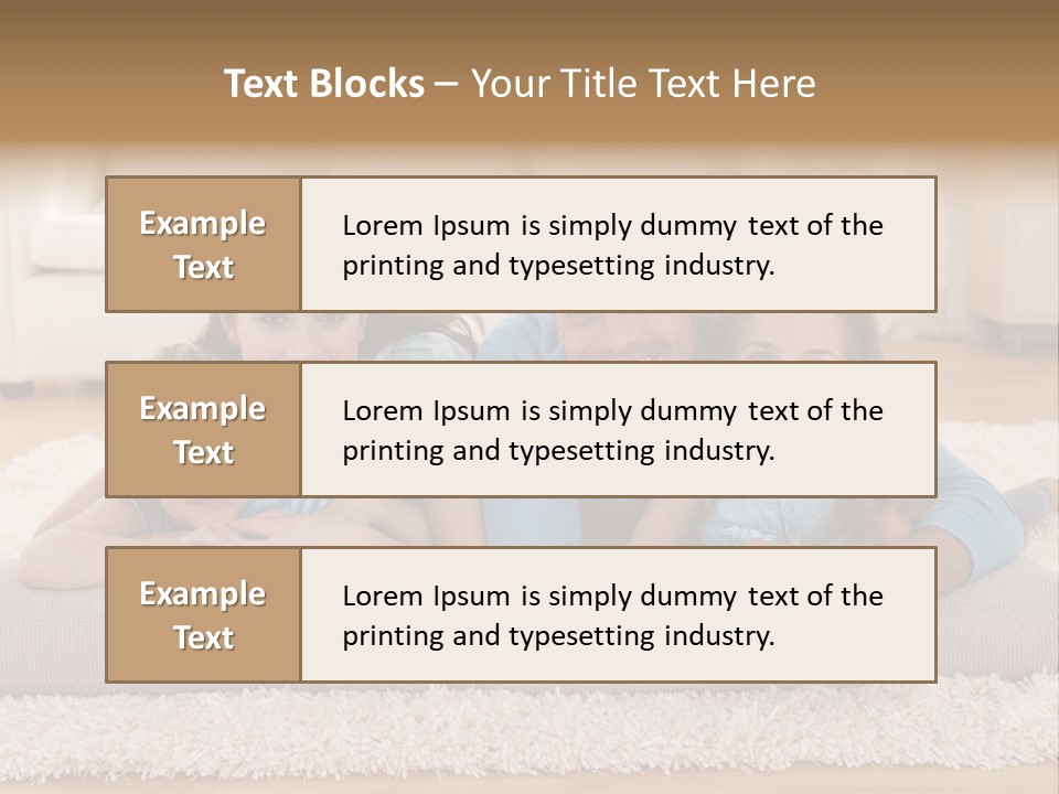 Portrait Lying House PowerPoint Template