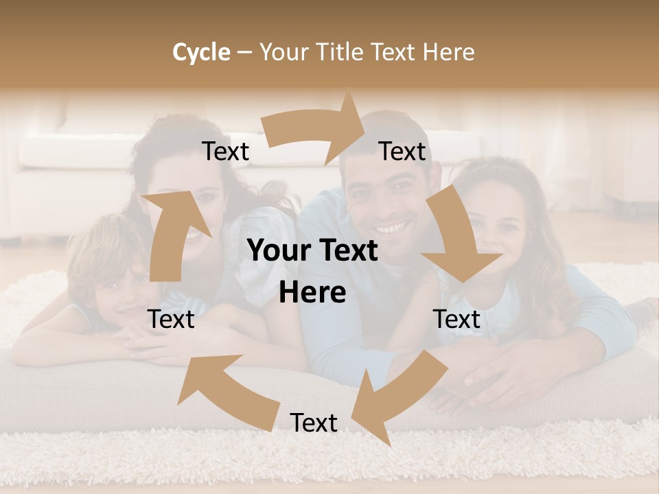 Portrait Lying House PowerPoint Template