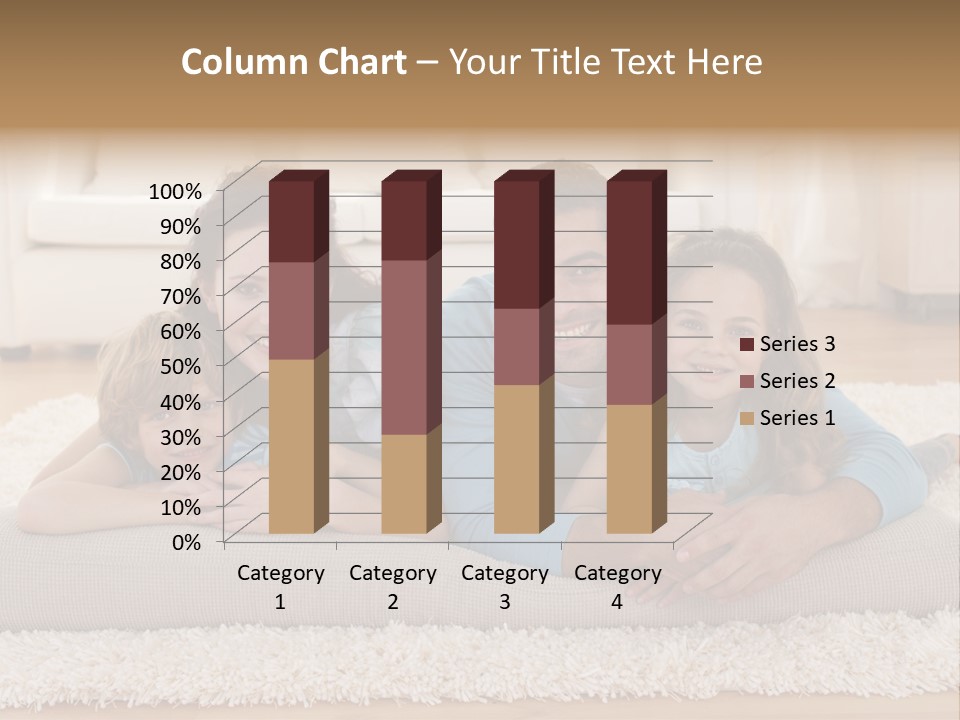 Portrait Lying House PowerPoint Template