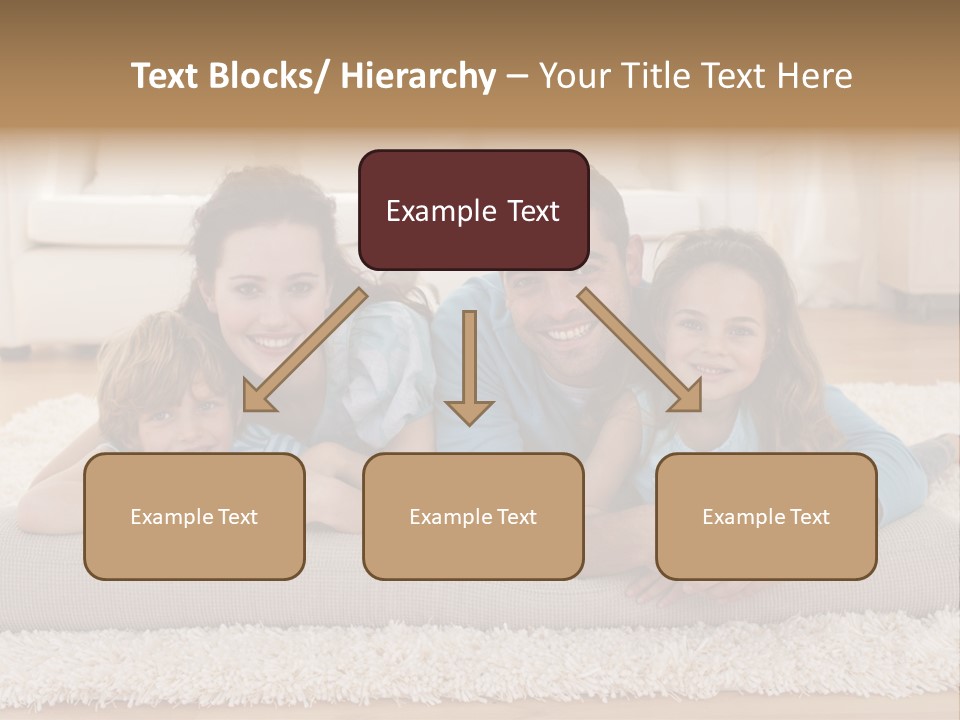 Portrait Lying House PowerPoint Template