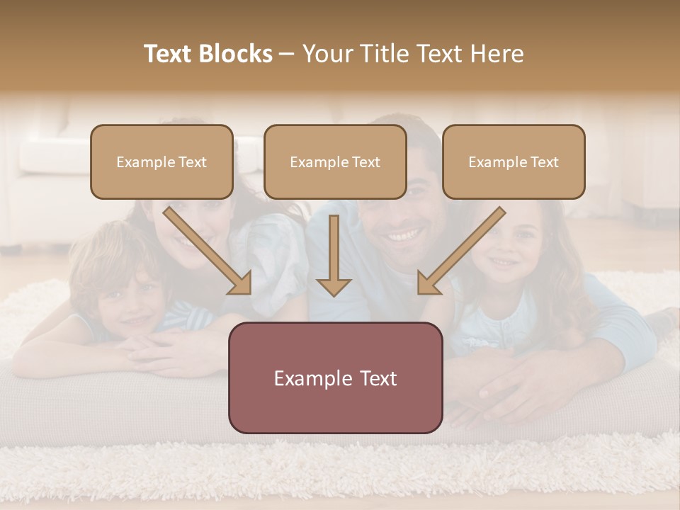 Portrait Lying House PowerPoint Template