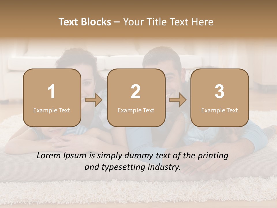Portrait Lying House PowerPoint Template