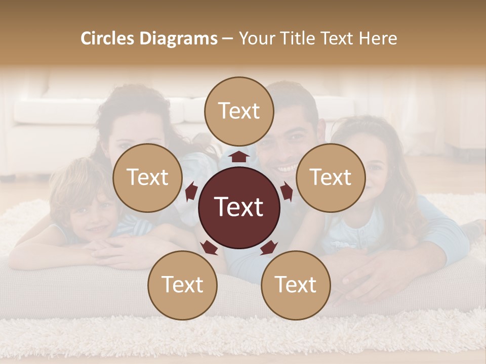 Portrait Lying House PowerPoint Template