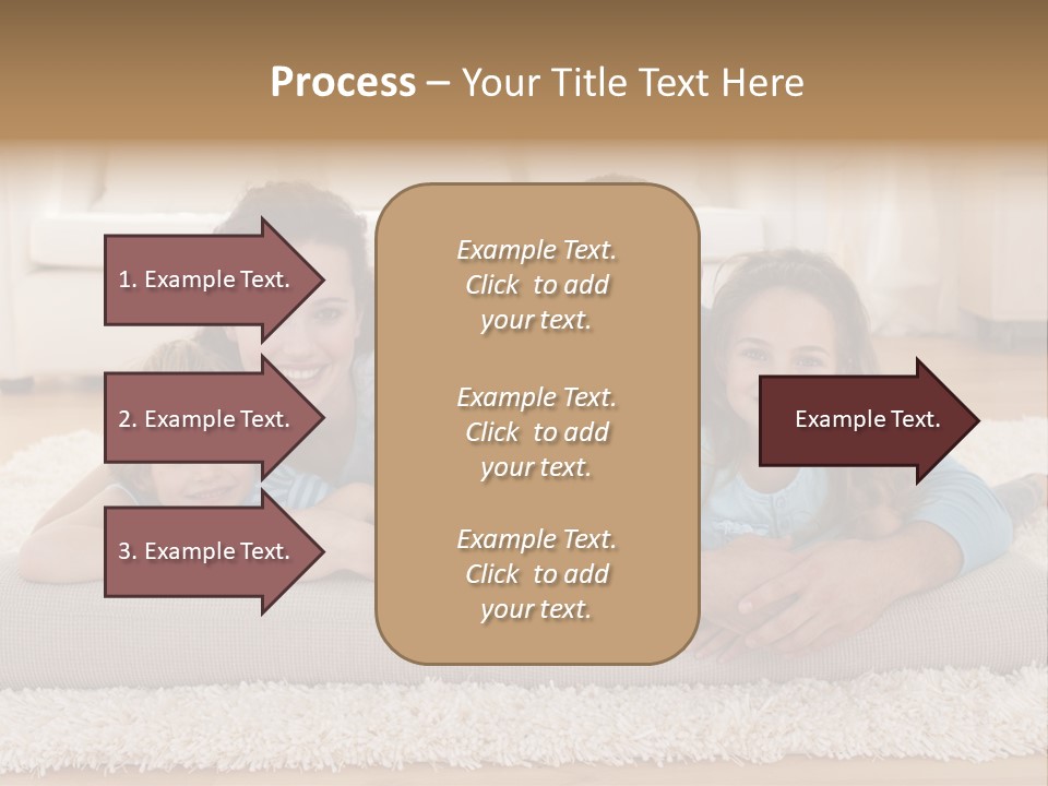 Portrait Lying House PowerPoint Template