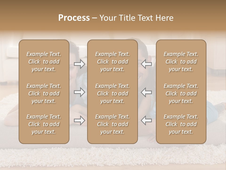 Portrait Lying House PowerPoint Template