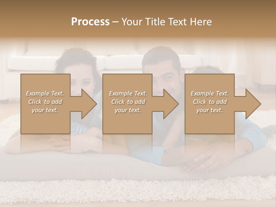 Portrait Lying House PowerPoint Template