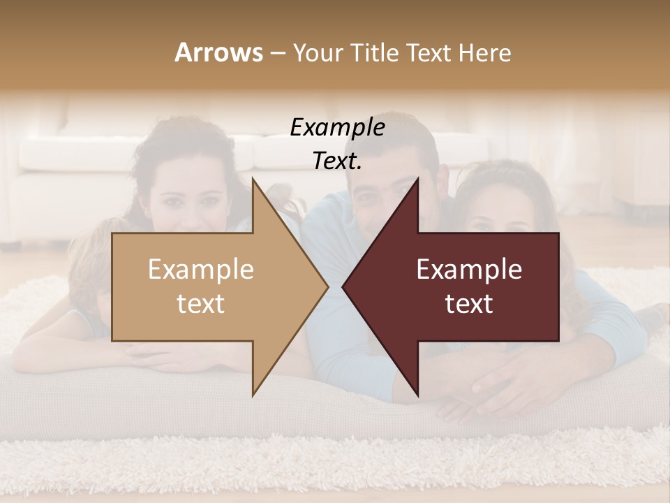 Portrait Lying House PowerPoint Template