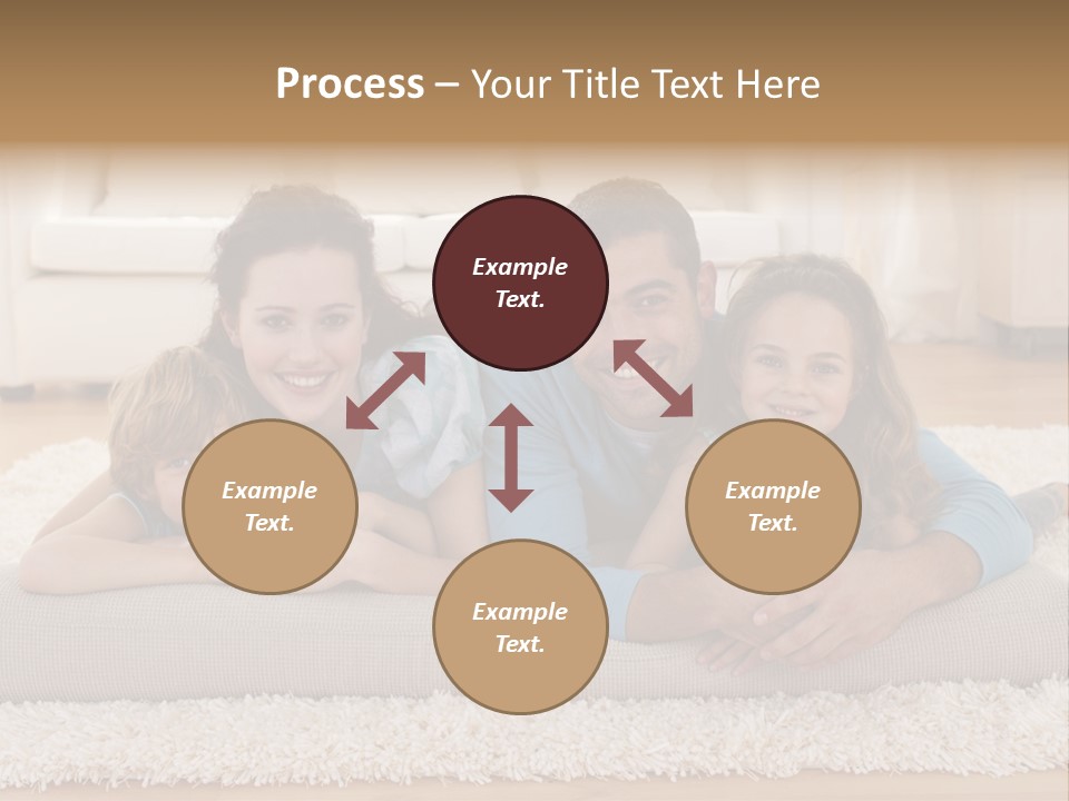 Portrait Lying House PowerPoint Template